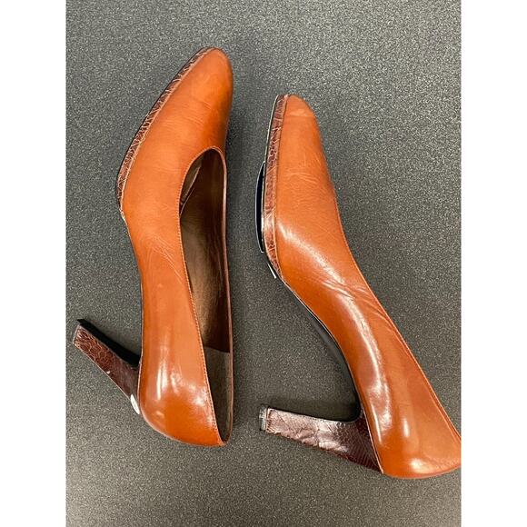 Stuart Weitzman for Mr. Seymour Brown High Heel Shoes Size 8.5 AAAA (27490) - Picture 5 of 8